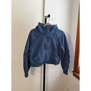 Lululemon Scuba Oversized Half-Zip Hoodie / Size XS/Small / Pitch Blue